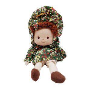 Kamar International Plush Ruthie Brown Hair Doll Hand Made 10" READ #3677